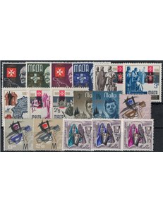 MALTA 1966 Complete Year 17v MNH**