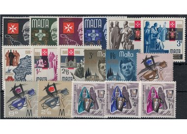 MALTA 1966 Complete Year 17v MNH**