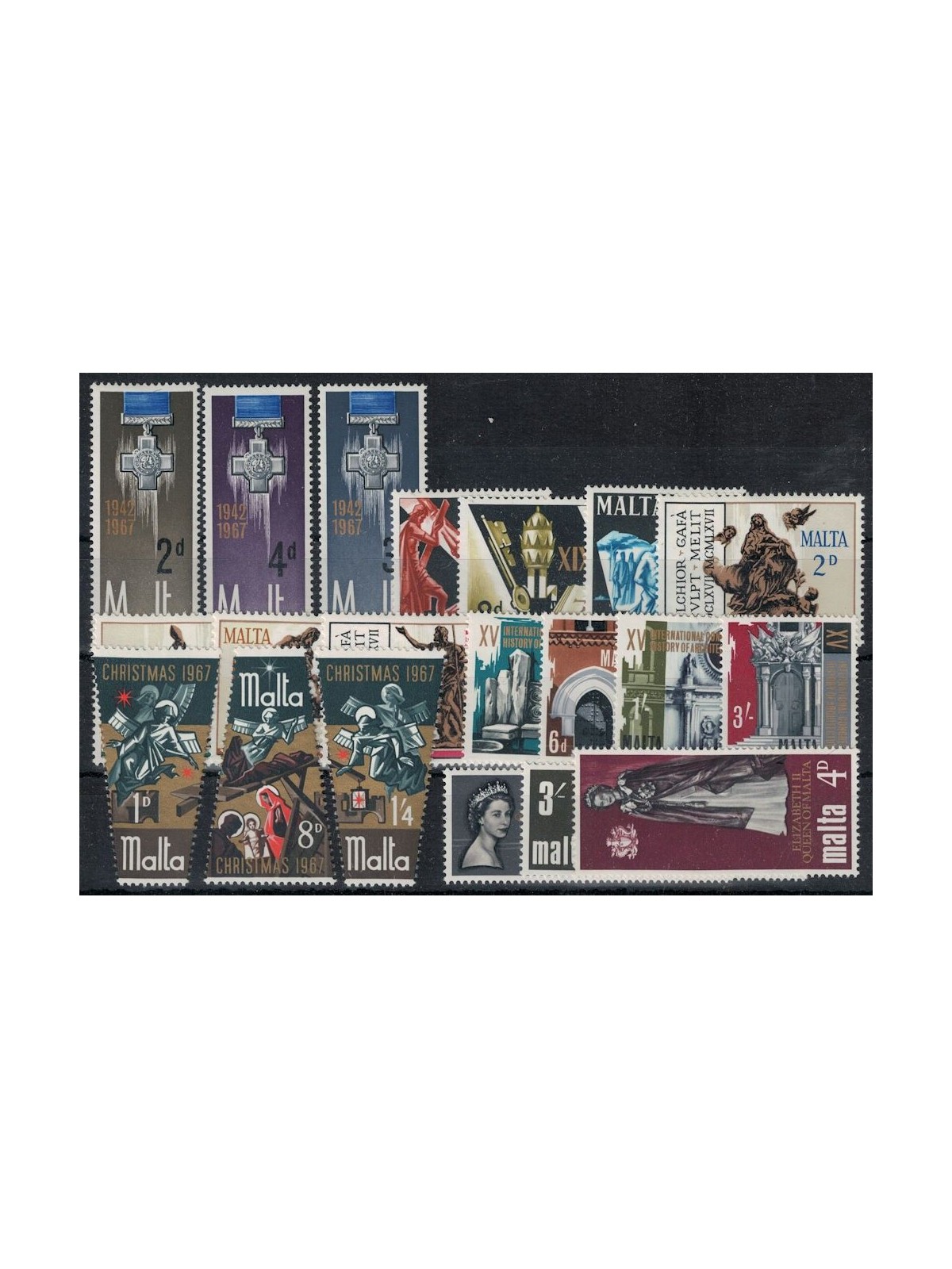 MALTA 1967 Complete Year 20v MNH**