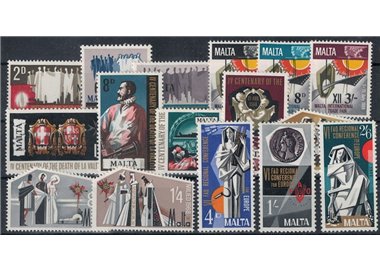 MALTA 1968 Complete vintage 16v MNH**