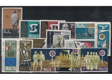 MALTA 1969 Complete Year 15v MNH**