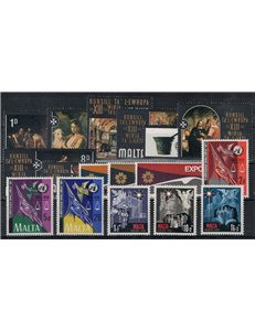 MALTA 1970 Annata completa 17v MNH**