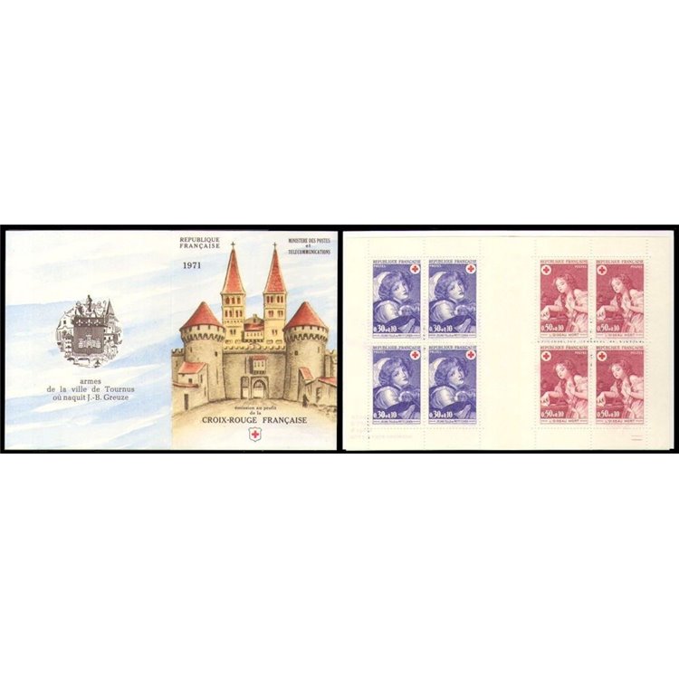 FRANCIA 1971 Pro Croce Rossa (Quadri) LB MNH**