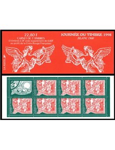 FRANCE 1998 Stamp Day booklet MNH**