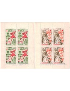 FRANCE 1975 Pro Red Cross (The Seasons) booklet MNH**
