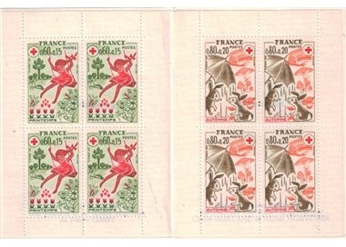 FRANCE 1975 Pro Red Cross (The Seasons) booklet MNH**