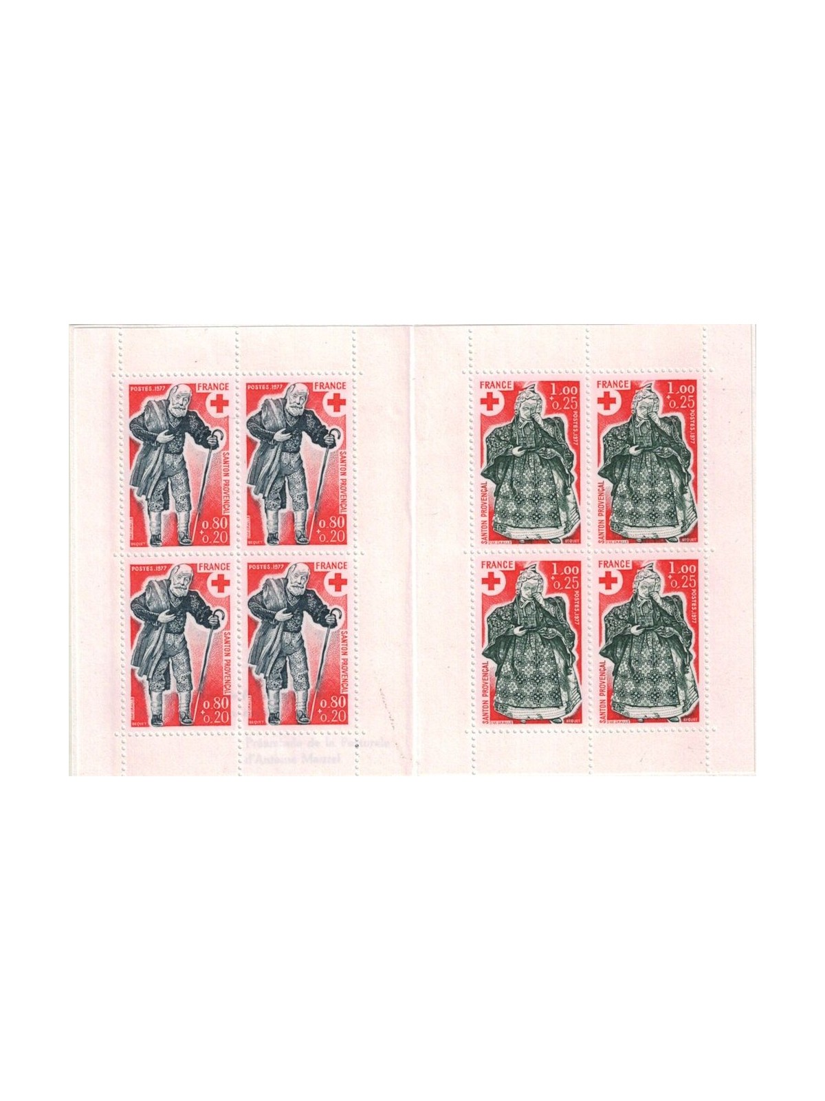 FRANCIA 1977 Pro Croce Rossa LB MNH**