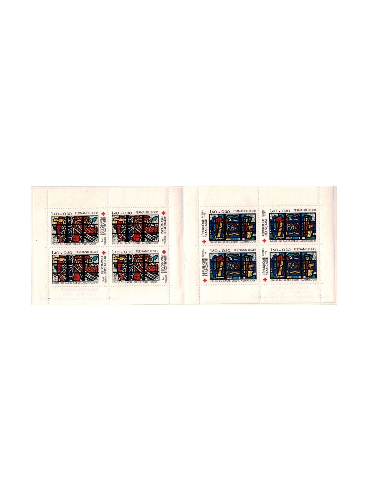FRANCE 1981 Pro Red Cross booklet MNH**