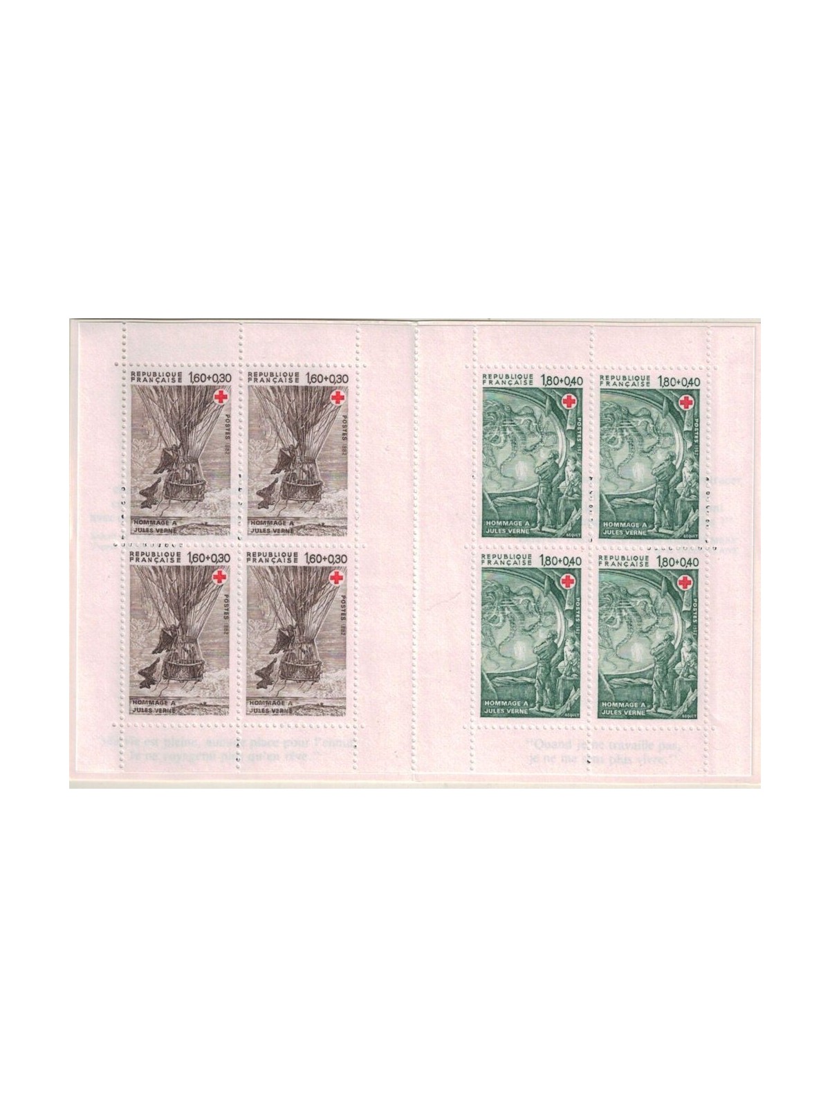 FRANCIA 1982 Pro Croce Rossa LB MNH**