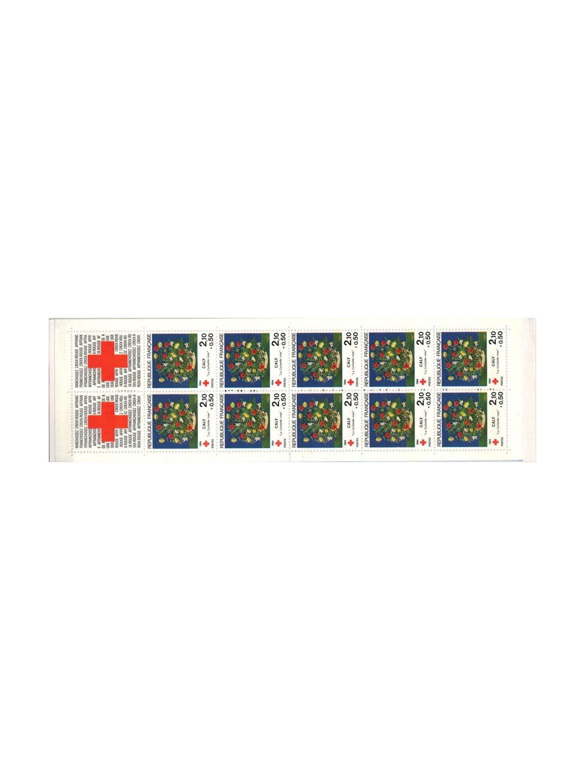 FRANCE 1984 Pro Red Cross booklet MNH**