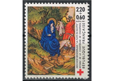 FRANCE 1987 Pro Red Cross (from booklet) MNH**