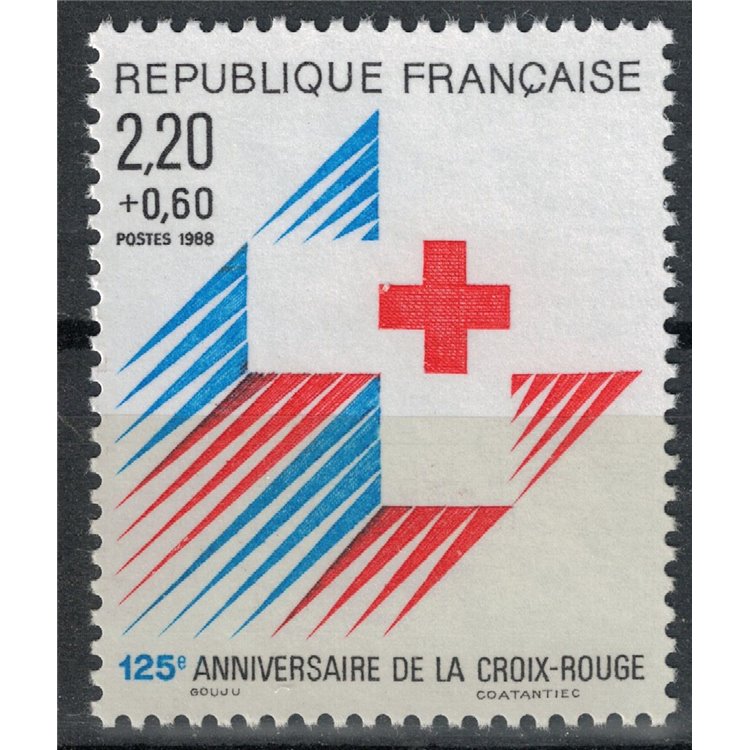 FRANCE 1988 Pro Red Cross (from booklet) MNH**