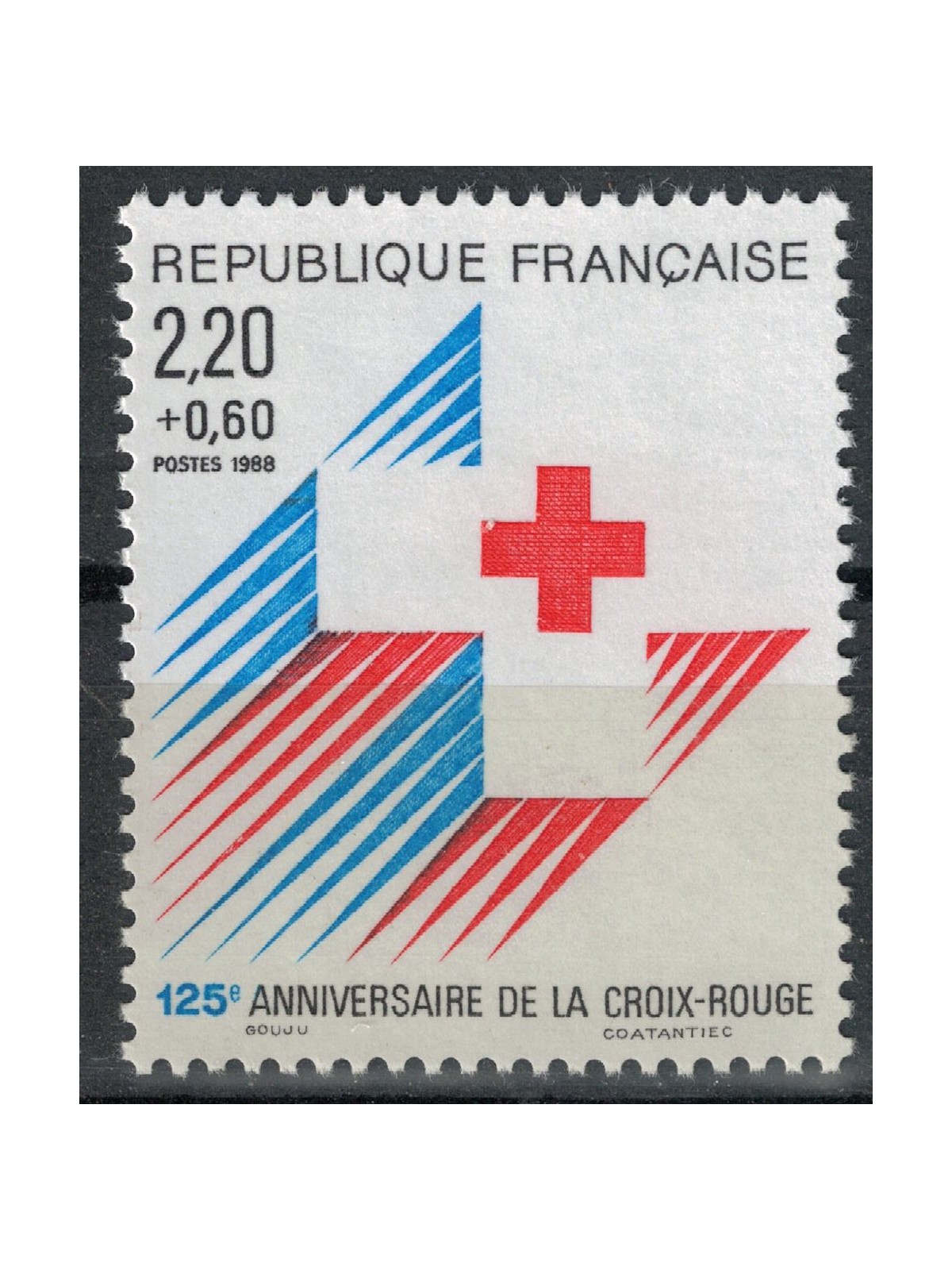 FRANCIA 1988 Pro Croce Rossa (da LB) MNH**