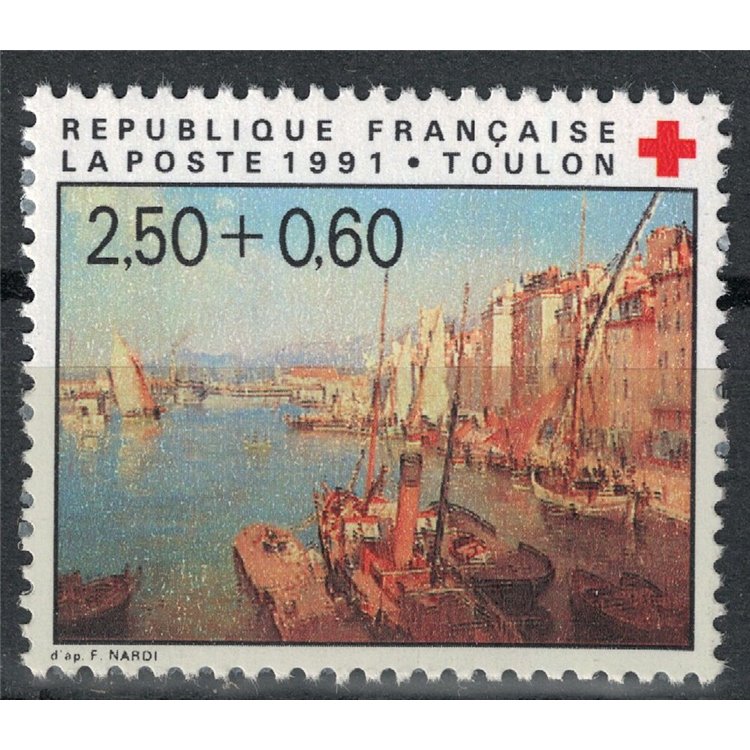FRANCE 1991 Pro Red Cross (from booklet) MNH**