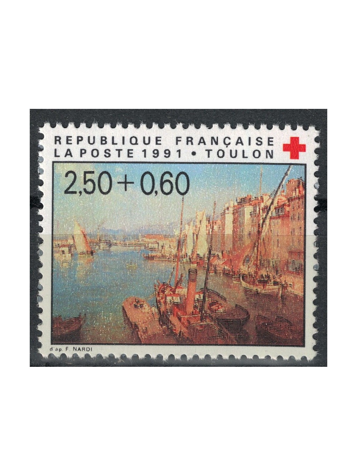 FRANCE 1991 Pro Red Cross (from booklet) MNH**