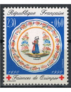 FRANCE 1990 Pro Red Cross (from booklet) MNH**