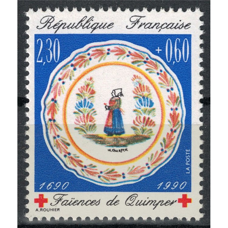 FRANCE 1990 Pro Red Cross (from booklet) MNH**