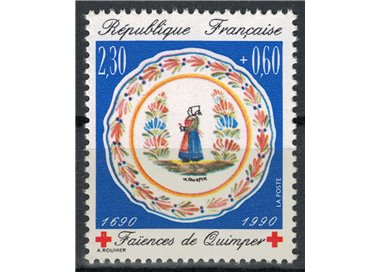 FRANCE 1990 Pro Red Cross (from booklet) MNH**