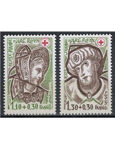 FRANCE 1979 Pro Red Cross (from booklet) 2v MNH**