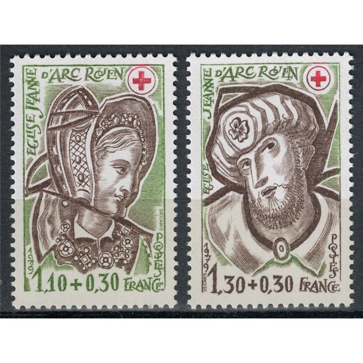 FRANCE 1979 Pro Red Cross (from booklet) 2v MNH**