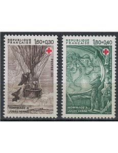 FRANCE 1982 Pro Red Cross (from booklet) 2v MNH**