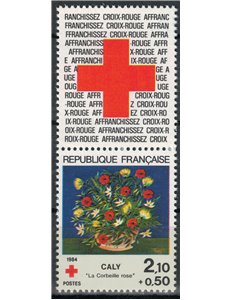 FRANCE 1984 Pro Red Cross (from booklet) MNH**