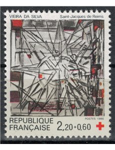 FRANCE 1986 Pro Red Cross (from booklet) MNH**