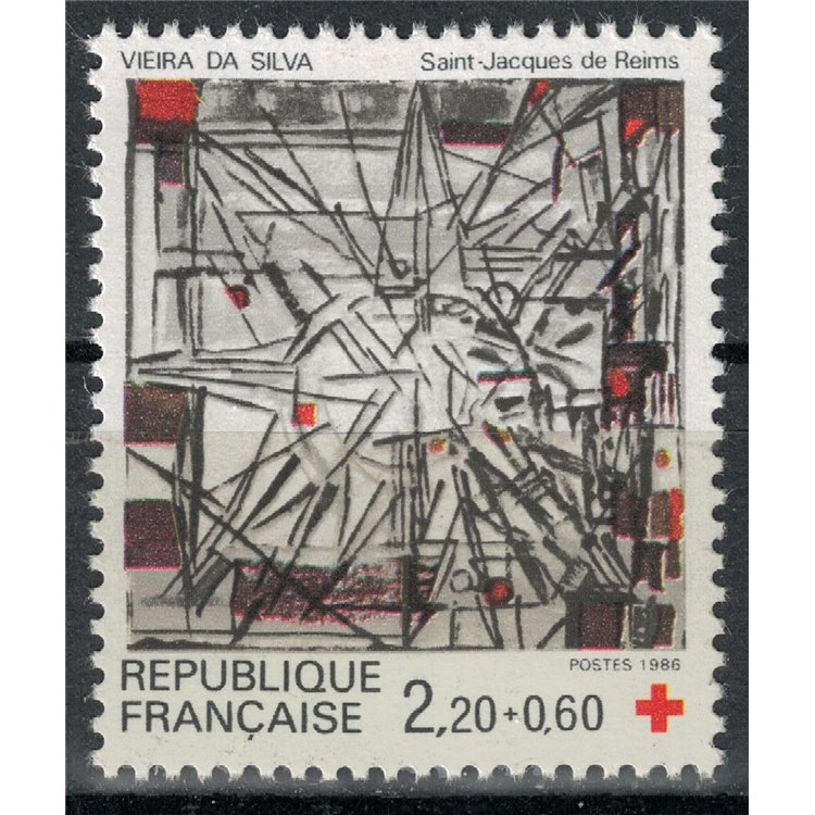 FRANCE 1986 Pro Red Cross (from booklet) MNH**