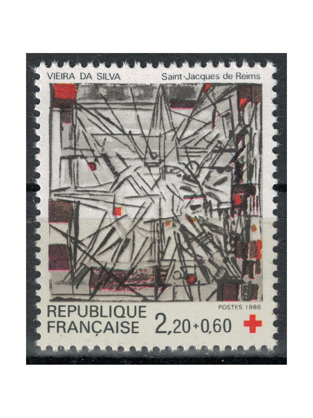 FRANCIA 1986 Pro Croce Rossa (da LB) MNH**