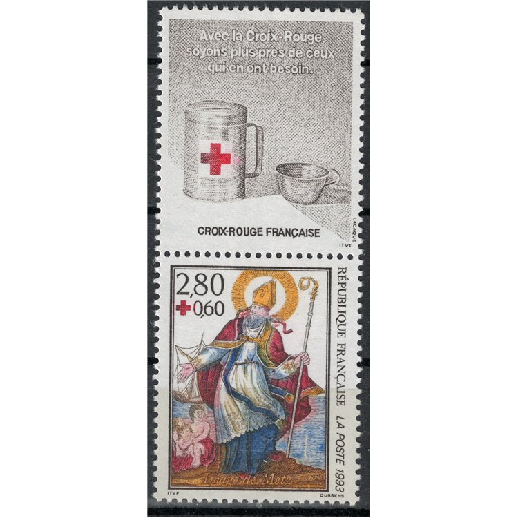 FRANCIA 1993 Pro Croce Rossa (da LB) MNH**