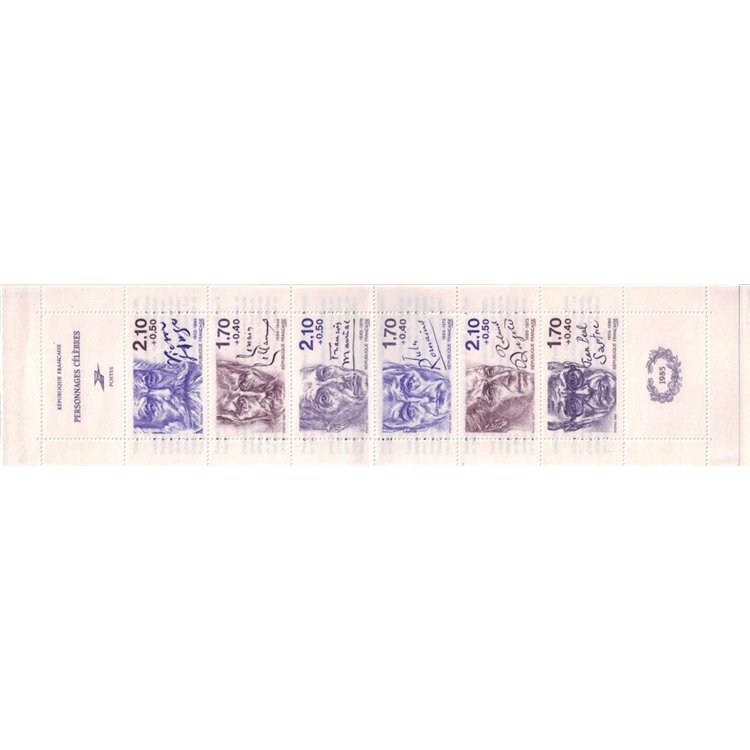 FRANCE 1985 Famous People booklet MNH**