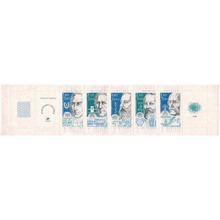 FRANCIA 1986 Personaggi celebri LB MNH**