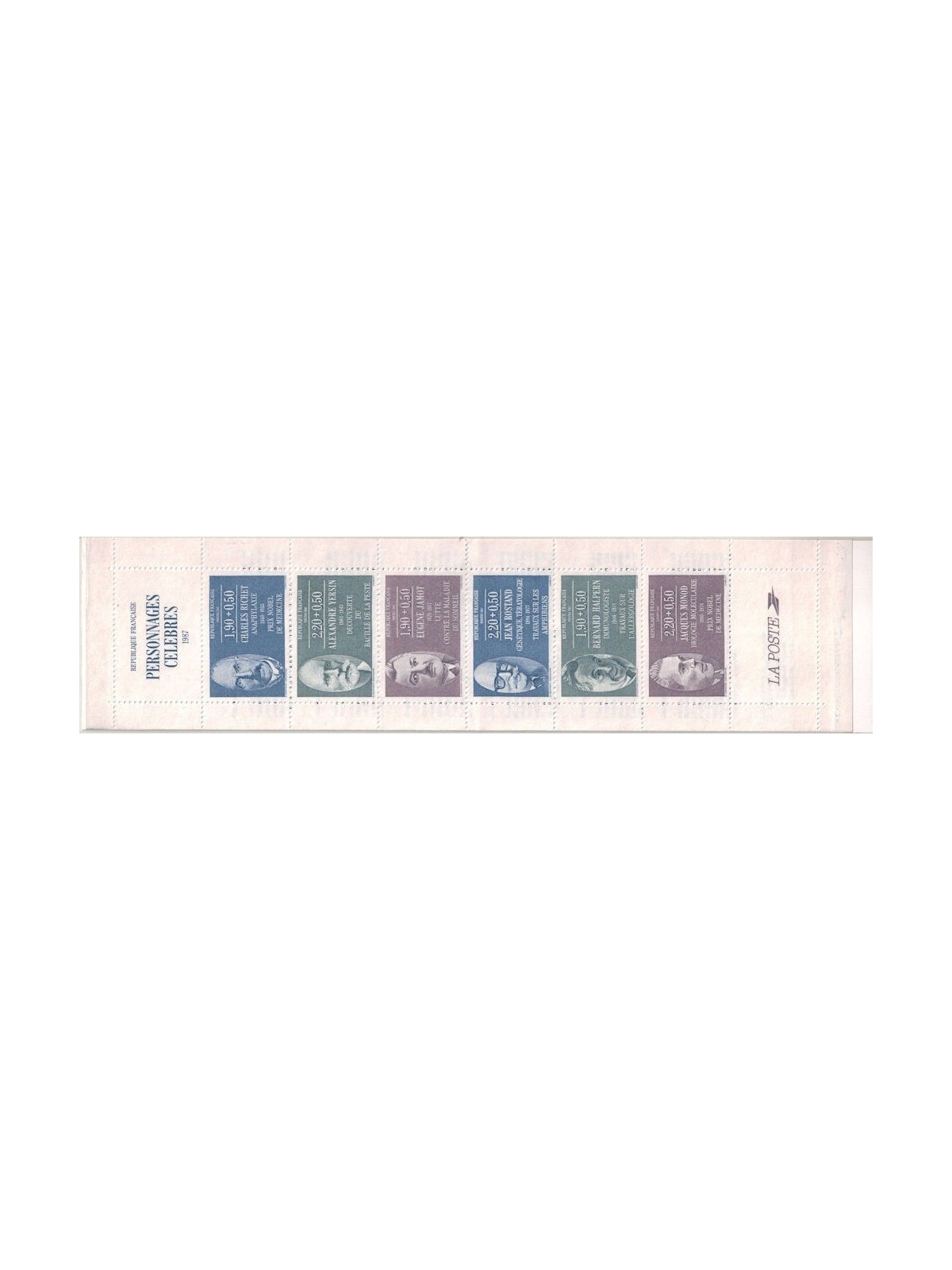 FRANCE 1987 Famous People booklet MNH**