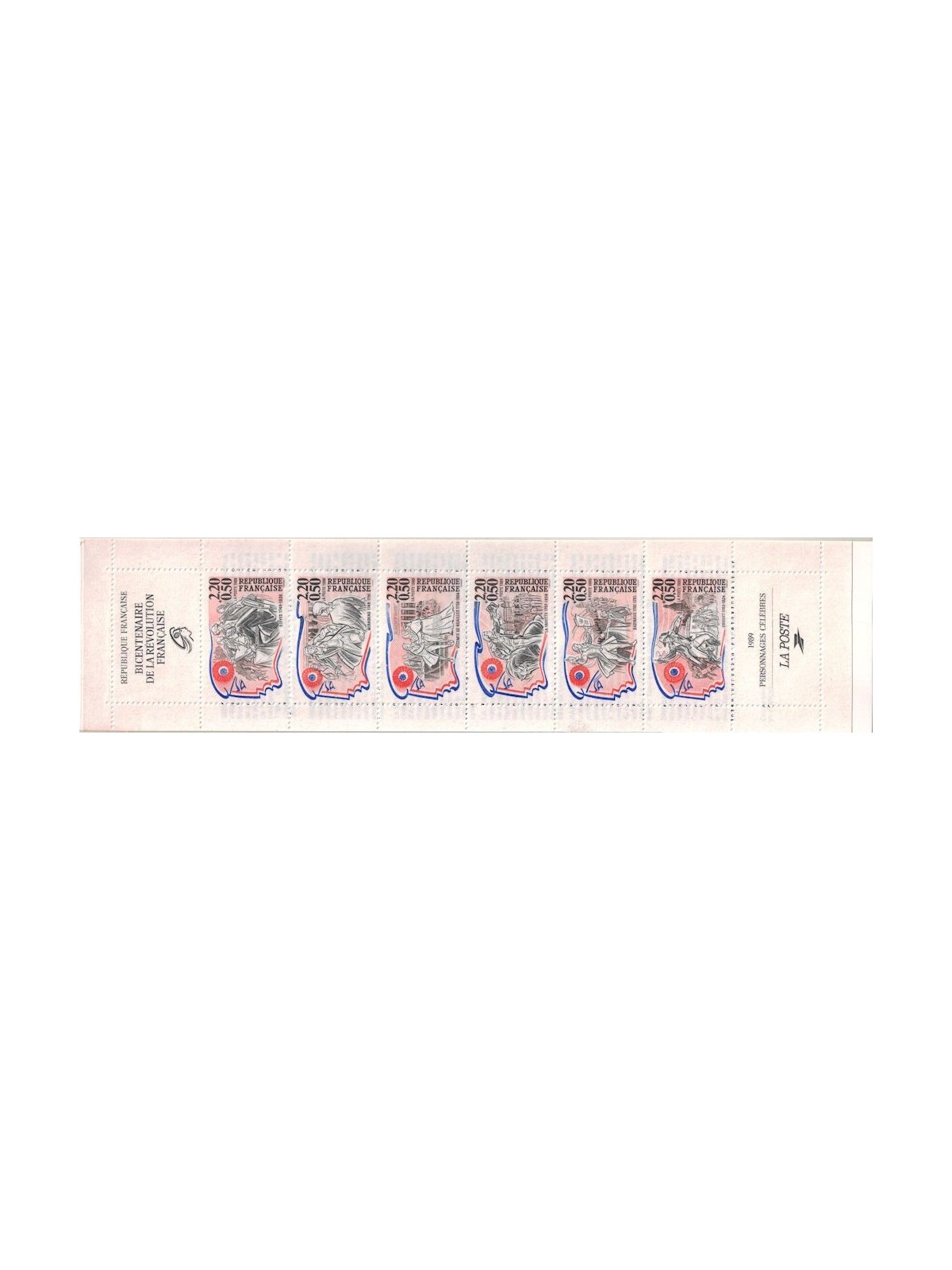 FRANCE 1989 Famous People booklet MNH**