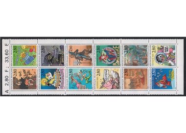 FRANCE 1993 Greeting stamps 12v MNH**