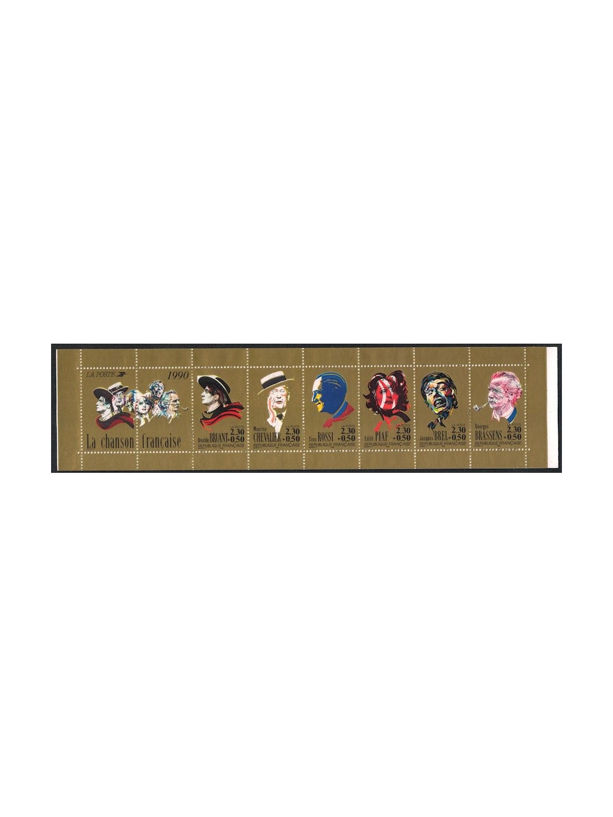FRANCIA 1990 Personaggi celebri LB MNH**