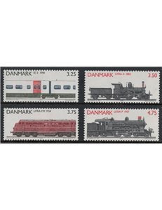 DENMARK 1991 Wagons and Locomotives 4v MNH**