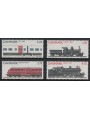 DANIMARCA 1991 Vagoni e Locomotive 4v MNH**