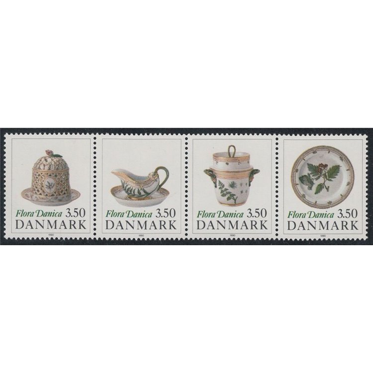DANIMARCA 1990 Flora Danica 4v MNH**