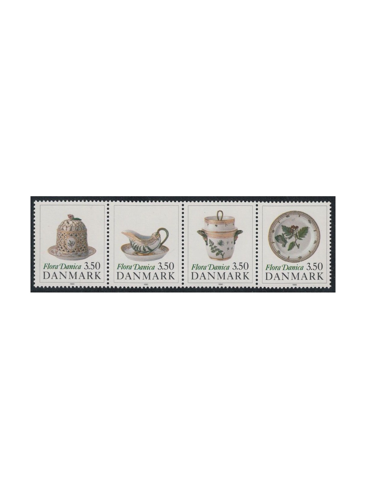 DANIMARCA 1990 Flora Danica 4v MNH**