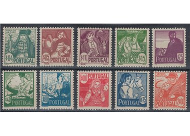 PORTOGALLO 1941 Costumi regionali 10v MH*