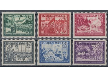 GERMANIA REICH 1941 Pro Federazione dei portalettere 6v MNH**