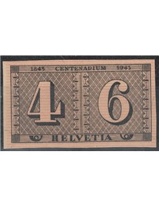 SVIZZERA 1943 Centenario francobolli svizzeri (nd) MNH**