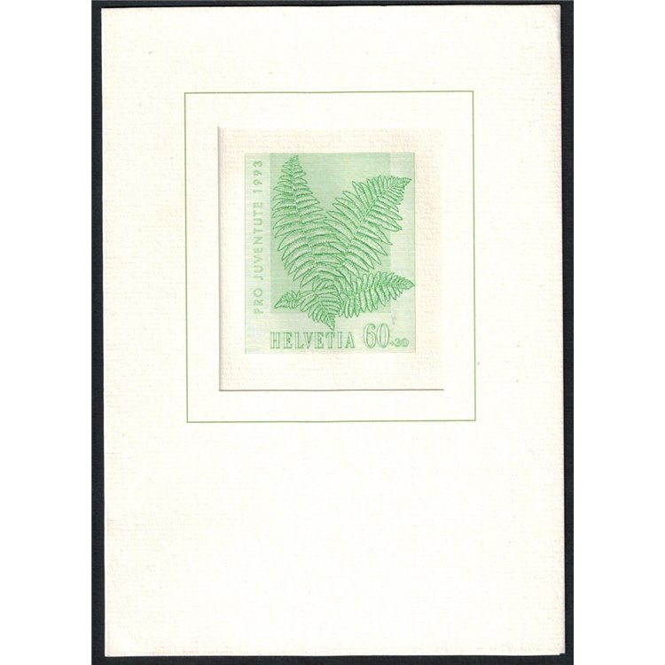 SWITZERLAND 1992 Pro Juventute 60+30c (press test) MNH**