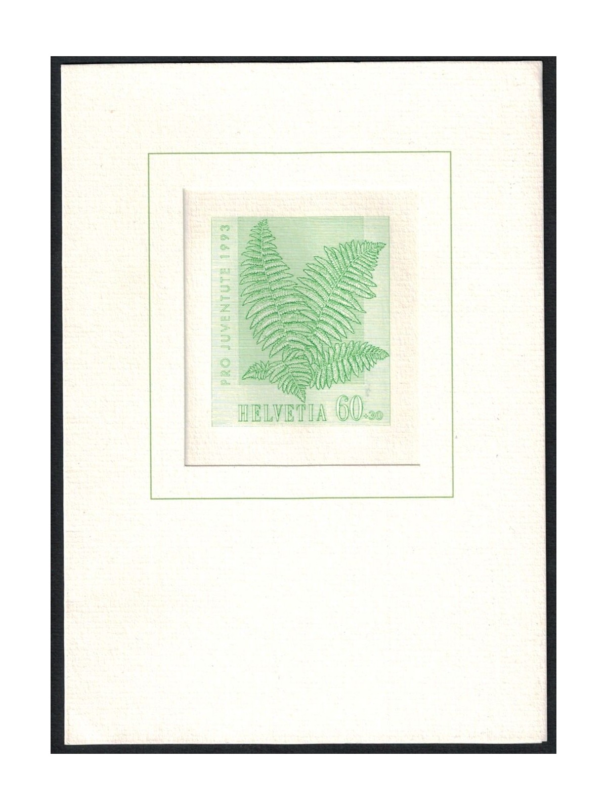SWITZERLAND 1992 Pro Juventute 60+30c (press test) MNH**