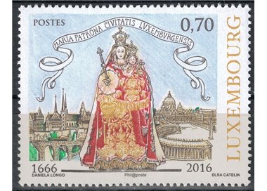 LUSSEMBURGO 2016 Elezione della Vergine Maria MNH**