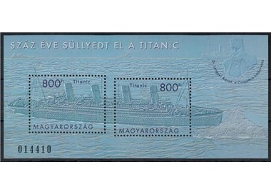 HUNGARY 2012 Titanic Sinking s/s MNH**