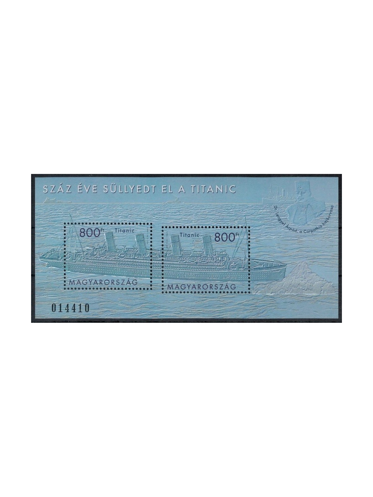 HUNGARY 2012 Titanic Sinking s/s MNH**