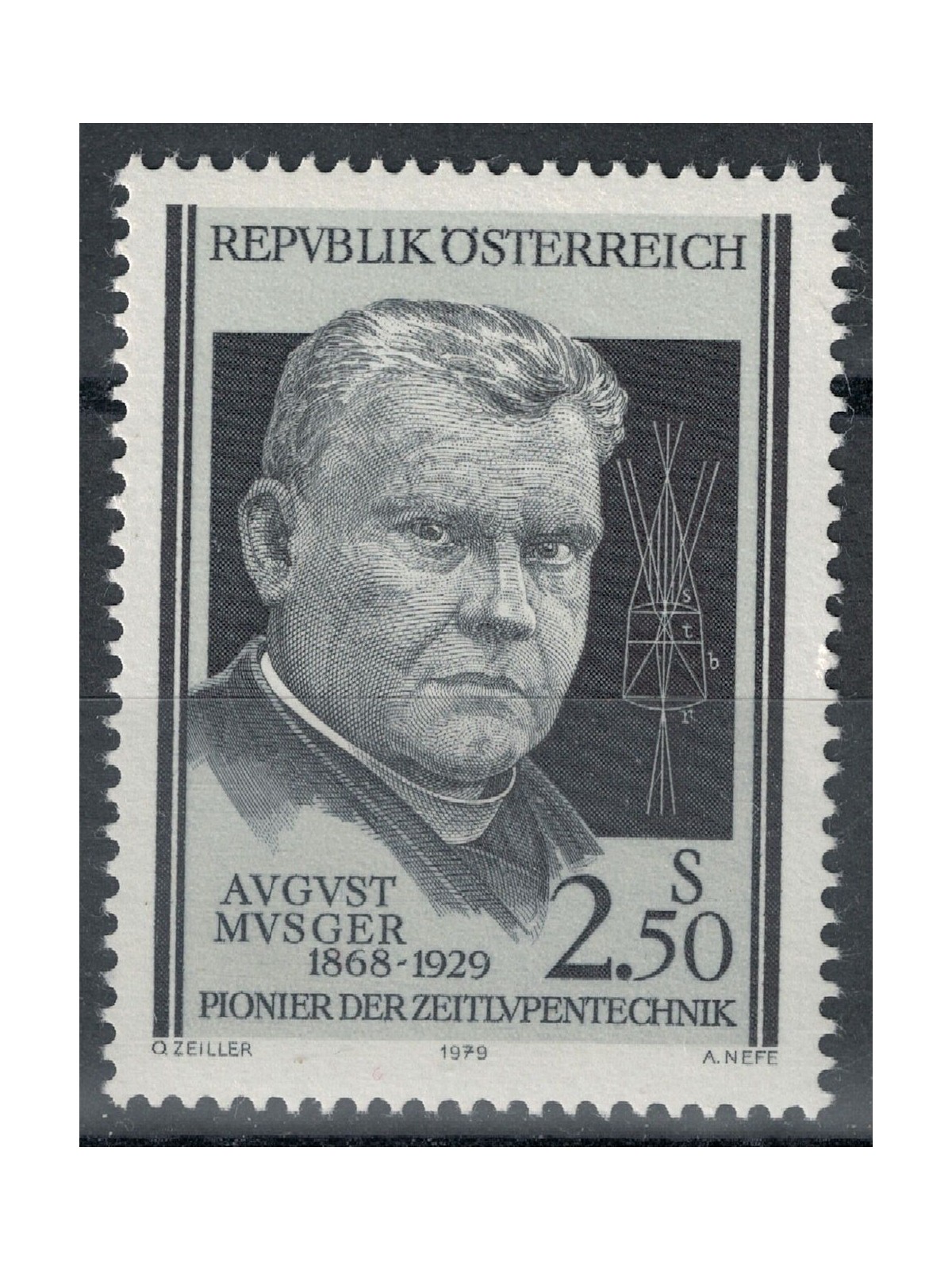 AUSTRIA 1979 August Musger MNH**