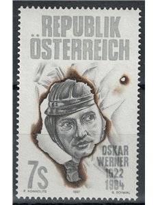 AUSTRIA 1997 Oskar Werner MNH**